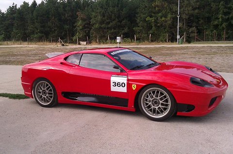 3 körös Ferrari 360 Replica sportautó élményvezetés
