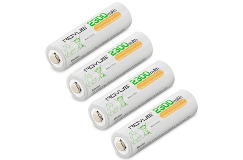 4 db újratölthető Rovus AA akkumulátor