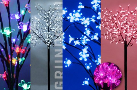 92 LED-es sakura fa dekoráció 6 féle színben
