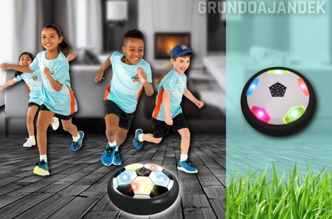 5 különböző színben világító Air Soccer légfoci
