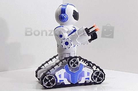 RC lövöldözős robot távirányítóval