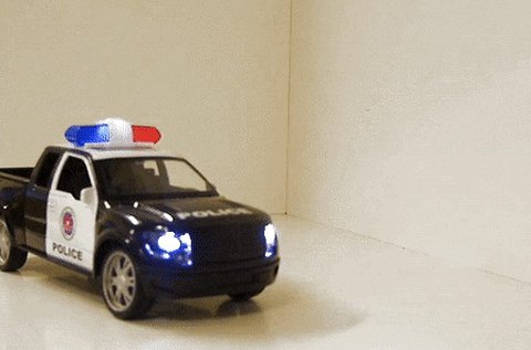 RC távirányítós rendőrautó