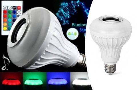 Bluetooth-os party LED fényforrás E27-es foglalattal