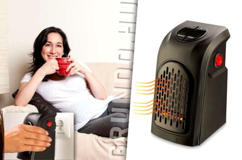 Hordozható hősugárzó digitális termosztáttal