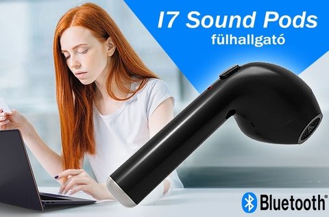 1 db I7 Sound Pods bluetooth-os fülhallgató