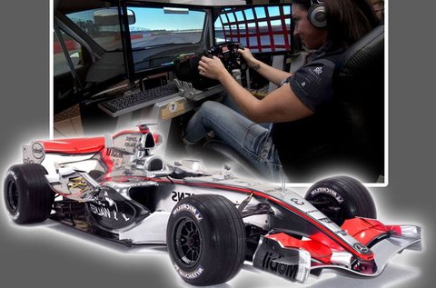 1 órás autóverseny szimulátor használat