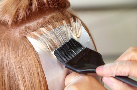 Balayage festés frizura készítéssel, félhosszú hajra