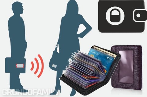 Biztonsági pénztárca és kártyatartó RFID blokkolóval