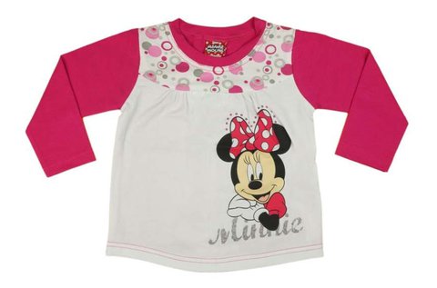 Disney Minnie baba/gyerek hosszú ujjú póló