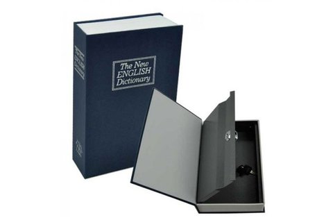 Elegáns, könyv alakú biztonsági doboz