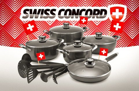 16 részes Concord Swiss edénykészlet