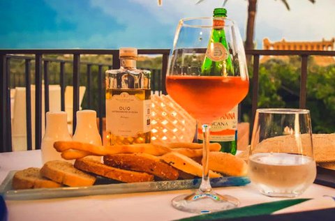 Szicíliai vacsora és főzőklub bor- és olívakóstolóval