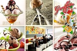 Szeged: Eper! Csoki! Pisztácia! Stracciatella! – Tíz gombóc olasz fagyi 750 forintért a Graffito Fagylaltózóban a szegedi Kárász utcában (50%-os kedvezmény)